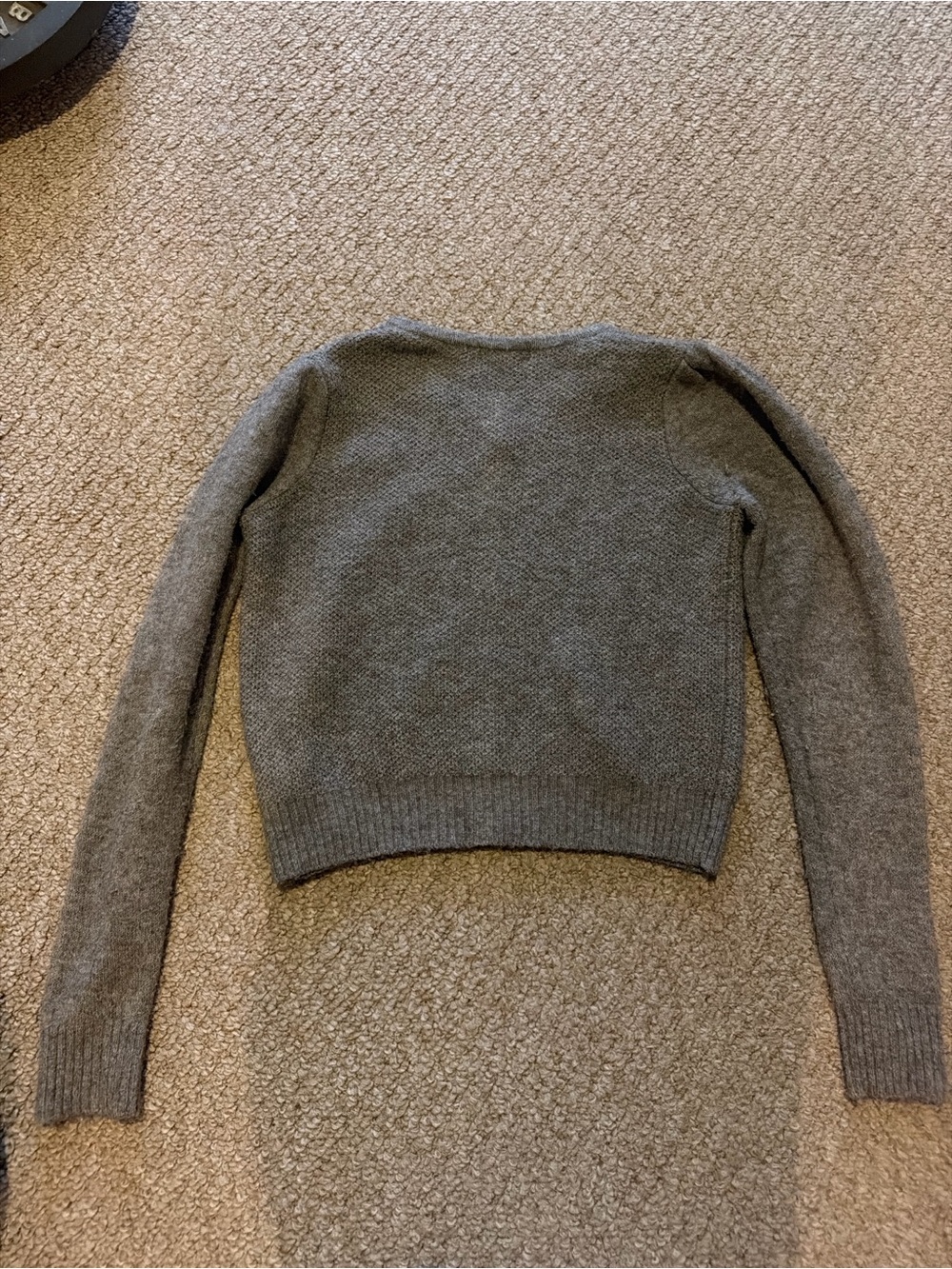 BB Dakota Heather Gray Button-Front Knit Cardigan - Picture 3 of 3